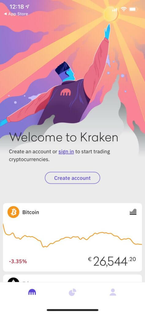time to create an account on kraken