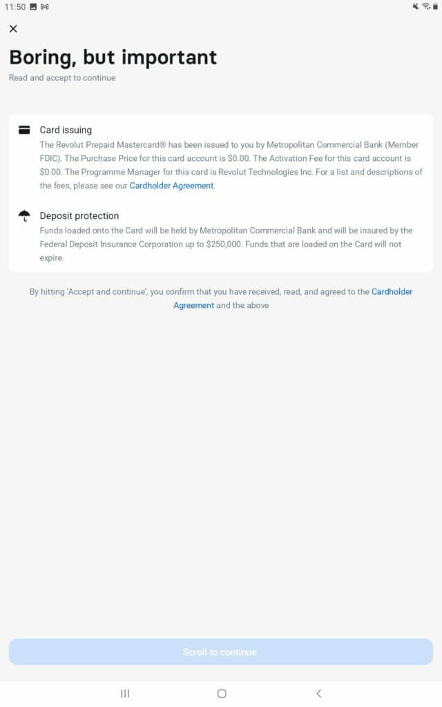 Terms and conditions Revolut